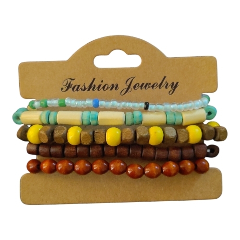 5‎ Piece Stretch Bracelet Set NWT